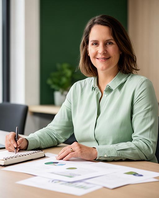Annett Dutoit bei der Vorbereitung einer persönlichen Finanzberatung in Horgen